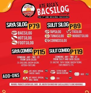 Square Menu
